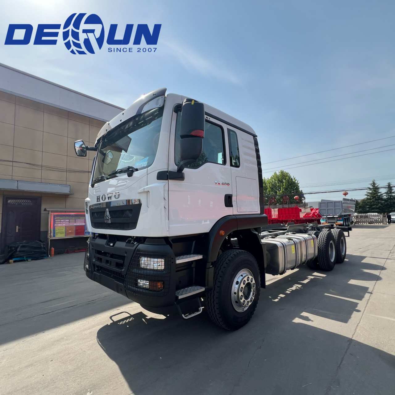 ایتھوپیا کے لئے sinotruk Howo 6x4 Tx کارگو چیسیس ٹرک